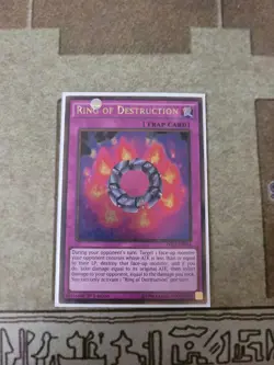 YUGIOH TCG RING OF DESTRUCTION PGL2-EN063 GOLD 1ST ED NM - Image 1