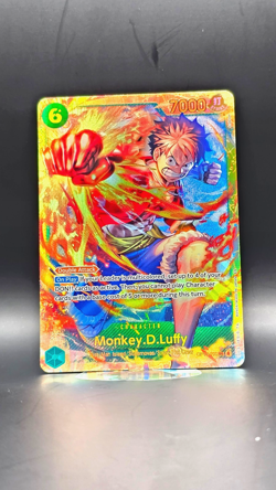 Monkey.D.Luffy OP13-118 SEC One Piece TCG Carrying On His Will Near Mint ENG - Image 1