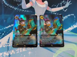Disney Lorcana Daisy Duck Paranormal Investigator Set Champs Top 8 Foil Promo X2 - Image 1