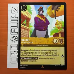 Baloo - von Bruinwald XIII - Rare - Into the Inklands - LORCANA - 1/204 - - Image 1
