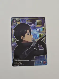Sword Art Online TCG Kirito Alternate Art Foil UEX06BT/SAO-2-048 NM Union Arena - Image 1