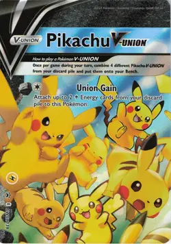 Pikachu V-Union Holo Promo SWSH: Sword & Shield Promo Cards SWSH139 NM - Image 1