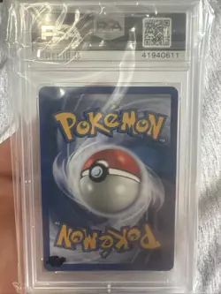Pokemon 2003 Aquapolis Slowking Holo Card #H22/H32 PSA 8 **Double Swirl** - Image 4