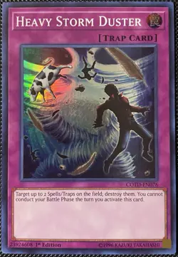 Heavy Storm Duster COTD-EN076 Code of the Duelist 1st Edition - Yugioh Card - Image 1