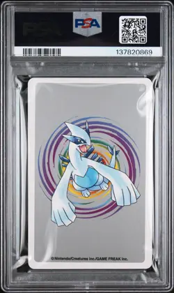 2000 POKEMON SILVER VERSION PLAYING CARDS 6 OF DIAMONDS #094 GENGAR PSA 10 - Image 2