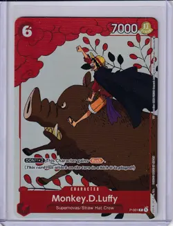 Monkey.D.Luffy (Gift Collection 2023) P-001 One Piece Promotion Cards Foil - Image 1