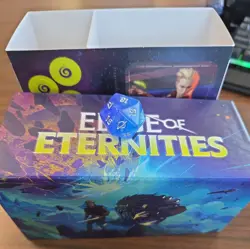 EMPTY Bundle Box w/Dice, Punchouts ~ mtg Edge of Eternities Card Storage - Image 1