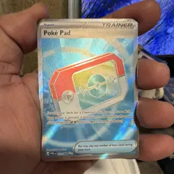 Pokemon TCG Poke Pad Trainer Item Full Art Holo Card 113/088 English - Image 1