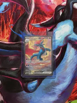 Pokemon TCG Salamence EX Full Art Card Journey Together 187/159 - Image 3
