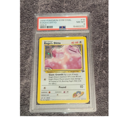 Pokemon Koga's Ditto TCG Card 10/132 Gym Challenge Holo Rare PSA 8, Vintage - Image 1