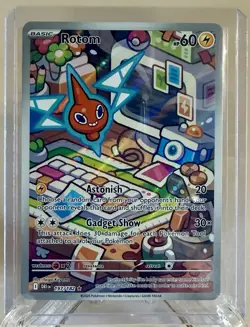 Pokemon TCG Rotom Destined Rivals Illustration Rare Card 197/182 NM Holofoil - Image 1