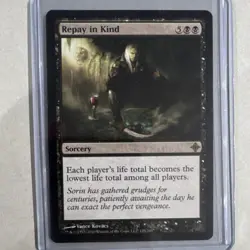 Repay in Kind Rise of the Eldrazi Rare Black Sorcery Vance Kovacs MTG Card - Image 1