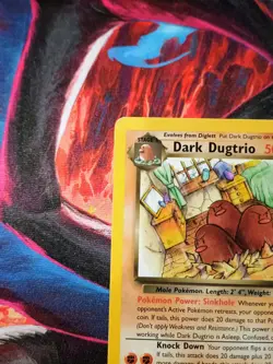 Dark Dugtrio 23/82 Team Rocket Pokemon TCG Card -D2 - Image 2