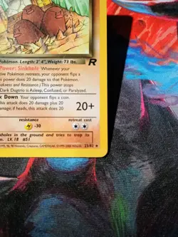 Dark Dugtrio 23/82 Team Rocket Pokemon TCG Card -D2 - Image 5