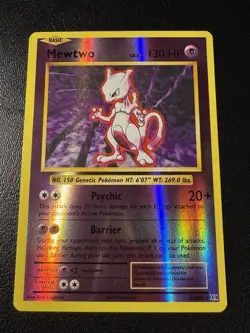 Mewtwo - 51/108 - Pokemon Evolutions XY Reverse Holo Rare Card NM - Image 1