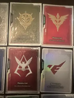 Gundam Card Game GCG First Combat EVX-01 Resource Card Set - Image 3