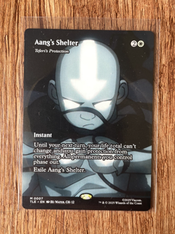 Aangs Shelter (Teferi's Protection) Borderless - Avatar: The Last Air Bender MTG - Image 1
