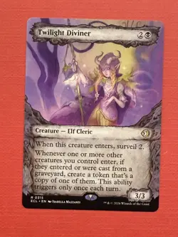 Mtg ECL Lorwyn — Showcase — Twilight Diviner — NM - Image 1