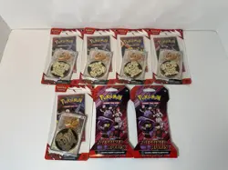 Pokemon TCG Destined Rivals Single Pack Blister Eevee & Regular SEALED LOT OF 7 - Image 1