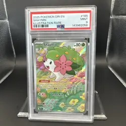 2025 Pokemon Destined Rivals Shaymin #185 IR EN Graded PSA 9 - Image 5