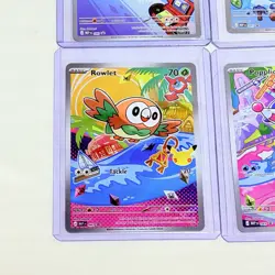 Pokemon First Partner Illustration Series 1 Promo 30th Anniversary Complete SET - Image 2