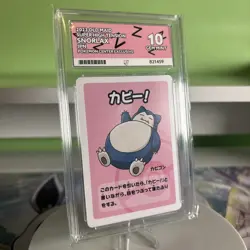ACE 10 Snorlax Old Maid Pokemon Center Exclusive Japanese Perfect Sub Grades - Image 4