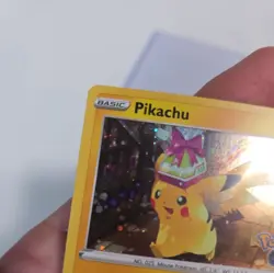 Pokemon TCG – Pikachu SWSH234 – Holo – Black Star Promo – Pokemon GO - Image 3