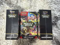 Pokemon TCG: Mega Evolution-Perfect Order Booster Bundle (6 Packs) New Sealed - Image 3
