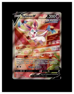 Sylveon V (Alternate Full Art) 184/203 Holo - Pokemon SWSH07: Evolving Skies - Image 1