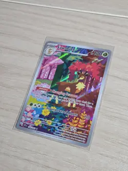 Pokemon Sawsbuck 166/162 SV05: Temporal Forces Illustration Rare Full Art Holo - Image 3