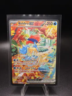 Pokemon Keldeo EX 167/086 White Flare Special Illustration - Image 1