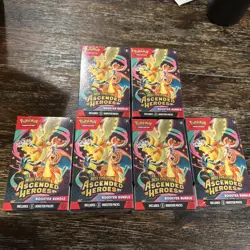 Pokemon TCG Mega Evolution Ascended Heroes Booster Bundle x6 New - Image 1