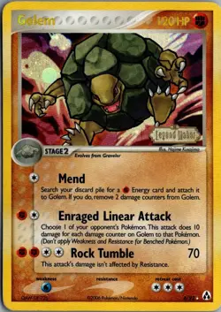 2006 EX - Legend Maker Golem Stage 2/Rare Holo #6 - Image 1