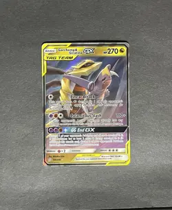 The Pokemon Company Garchomp & Giratina GX Ultra Rare Holo 146/236 Sm-Unified M… - Image 1