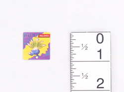 Pokemon Bros Card GB Pocket Mini Card No.43 Oddish No.44 Gloom Vintage Japan - Image 3