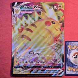 Pokemon Crown Zenith: Pikachu VMAX SWSH286 Jumbo Promo - NM - Image 1