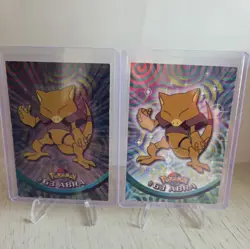 Abra Foil #63 Pokemon Topps TV Animation Edition Black Label + Base, Ex-NM - Image 1