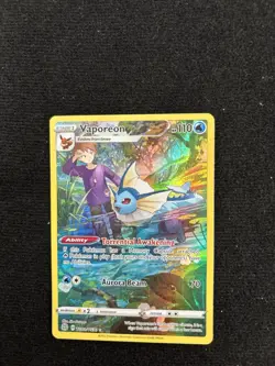 Pokemon Vaporeon Ultra Rare Holo Brilliant Stars TG02/TG30 110 HP - Image 4