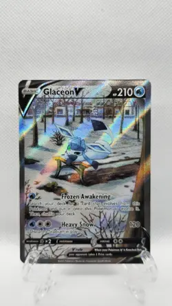 Pokemon TCG Glaceon V Alt Full Art 175/203 SWSH07: Evolving Skies - Image 1