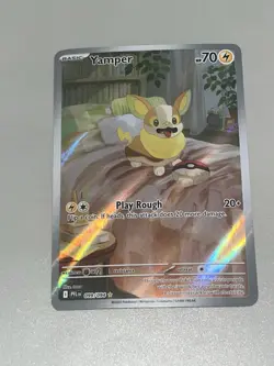 Pokemon TCG Yamper 099/094 Me02: Phantasmal Flames Holo Illustration Rare - Image 1