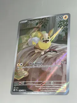Pokemon TCG Yamper 099/094 Me02: Phantasmal Flames Holo Illustration Rare - Image 5