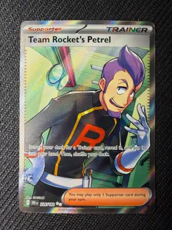 Team Rocket's Petrel Ultra Rare SV10: Destined Rivals 226/182 NM Pokemon TCG - Image 1