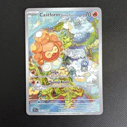 Pokemon Surging Sparks Illustration Rare Holo Castform 195/191 Near Mint - Image 1