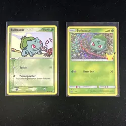 Pokemon Bulbasaur Crystal Guardians And McDonald’s Promo Holo Bundle - Image 1