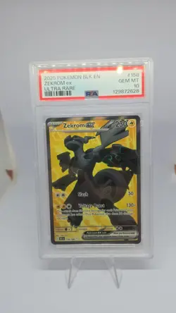 Zekrom ex 158 *PSA 10* 2025 Pokemon BLK EN Black Bolt Ultra Rare Full Art - Image 1
