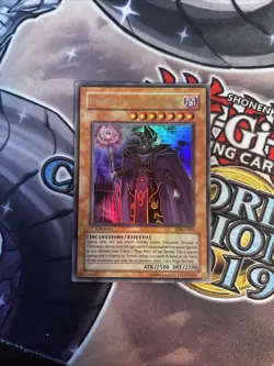 Yu-Gi-Oh Dark Eradicator Warlock SD6-EN001 Ultra Rare 1st Ed Italian LP (WNU) - Image 1