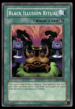 Black Illusion Ritual Starter Deck: Pegasus SDP-038 Yugioh LP - Image 1