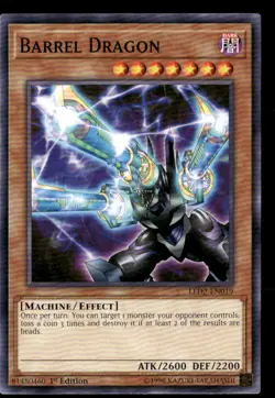Barrel Dragon Legendary Duelists: Ancient Millennium LED2-EN019 Yugioh LP - Image 1