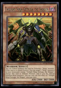 Twilight Ninja Getsuga, the Shogun 2016 Mega-Tins Mega Pack MP16-EN188 Yugioh LP - Image 1