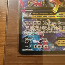 Mega Aggron EX Full Art Holo Card 154/160 XY-Primal Clash MINT - Image 2